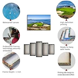 USA California Golf Course Wall Art for Living Room