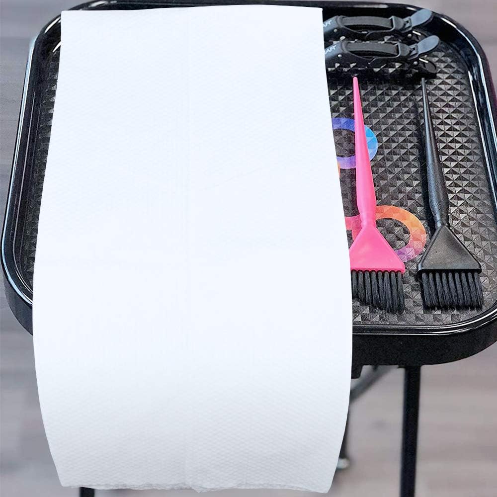 Disposable Hair Towels,BS 50pcs Large Luxury Hair Salon Towels-Spa and Salon Quality Softness for Guests, Clients | Hair, Face, Body Use-Ecofriendly,Biodegradable,Size: 31.5" x 15.7": Home & Kitchen