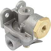 World American WA289714 Quick Release Valve QR1C 0-PSI DIFF 1/4S-3/8D | Replaces for Bendix 289714, 289714CX, Freightliner A1214980, Mack 25175160, Volvo Truck 8071356, OE After. 0587289714P