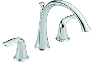 Delta Faucet Lahara 2-Handle Widespread Roman Tub Faucet - Chrome - T2738 4.00 x 9.00 x 20.00 inches