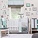 Uptown Giraffe 5 Piece Baby Bedding Set with Bumper and Diaper Stacker by The Peanut Shell