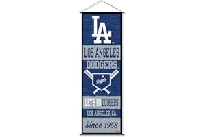 WINCRAFT Los Angeles Dodgers Banner and Scroll Sign