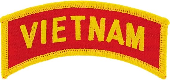 Amazon.com: Vietnam Patch Red & Yellow 1