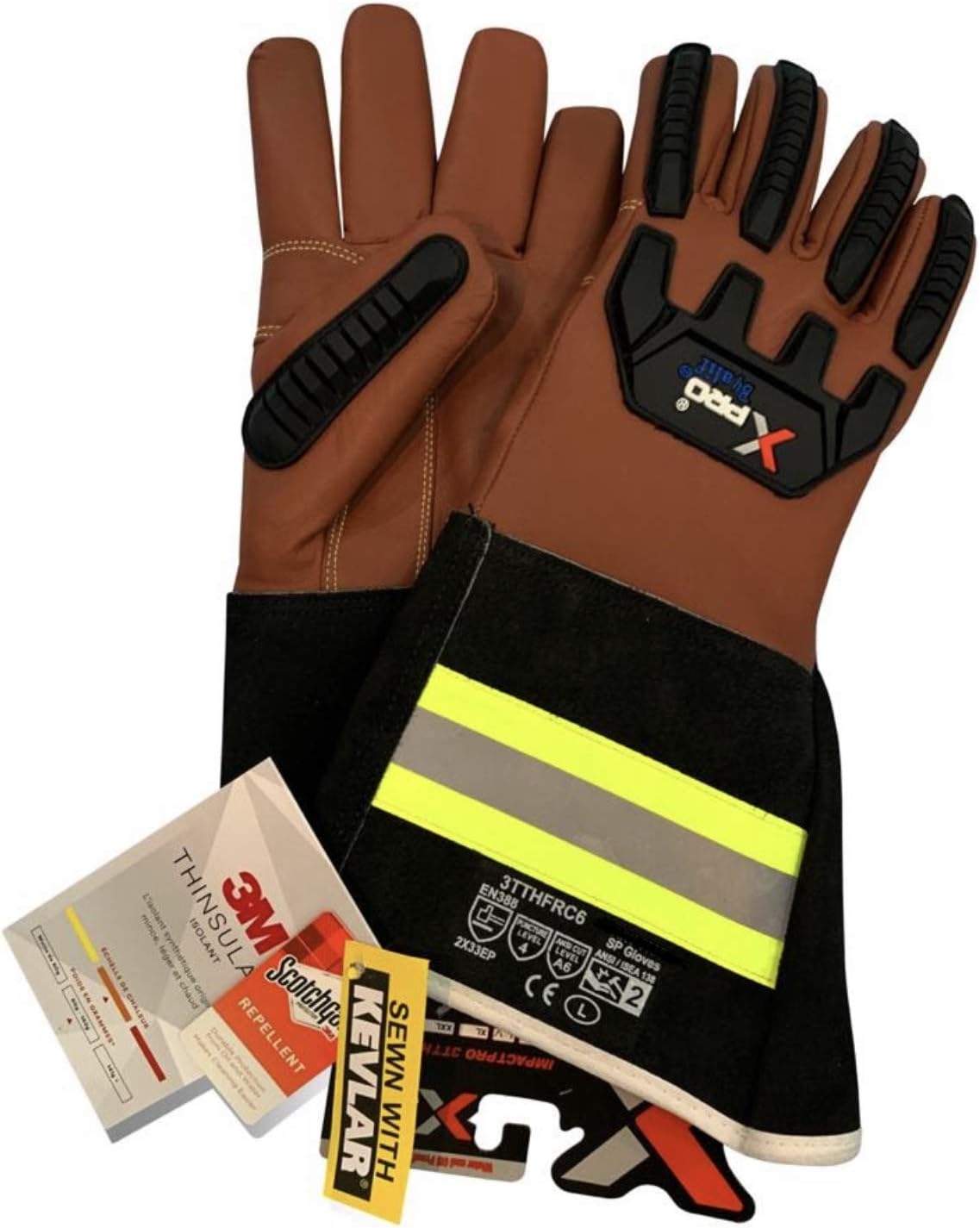 XPro Summer Impact/Cut Resis. Waterproof w/ANSI Cut A6, Puncture 4 & Impact 2 - - 