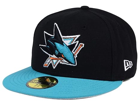 sharks fitted hat