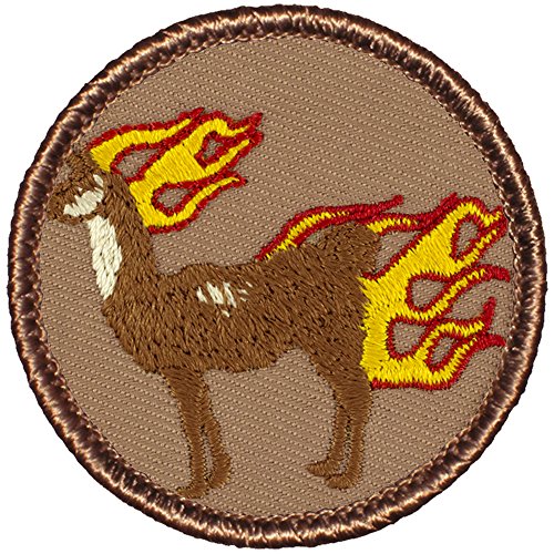 Flaming Llama Patrol Patch - 2