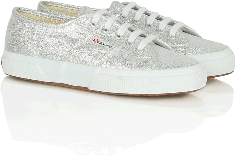 superga silver trainers uk