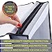 Fireproof Bag 2000°F Document Holder Waterproof Bags - Peace of Mind Security - Foldable for Fire Safe Box or Grab n Go Organizer for Money Battery Cash Legal Passport (15