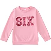 IZYJOY Birthday Girl Sweatshirt 2nd 3rd 4th 5th 6th 7th 8th 9th Birthday Shirt Kid Toddler 2-9Y B-Day Party Pullover Fall Top