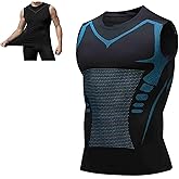Men Compression Shirt,High Elastic Shaping Sleeveless Shirt for Men, Feel The Power of Confidence