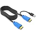MT-VIKI 2in 1 USB HDMI KVM Cable 5m/16ft for USB KVM Cable HDMI