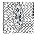 Shree Jinvaram Elephant Mandala Floor Pillow Indian Square Ottoman Pouf Large Meditation Pillow Oversized Outdoor Bed 35 x 35x Inch (Pillow Cover Only)