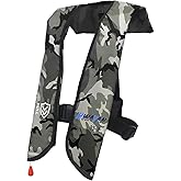 HWAYAN | Manual Inflatable Life Jacket for Adults| Supports up to 330 lbs | Life Vest for Adults| Inflatable PFD Vest Adult| Outdoor Water Sports| 33g of Carbon Dioxide Cylinder