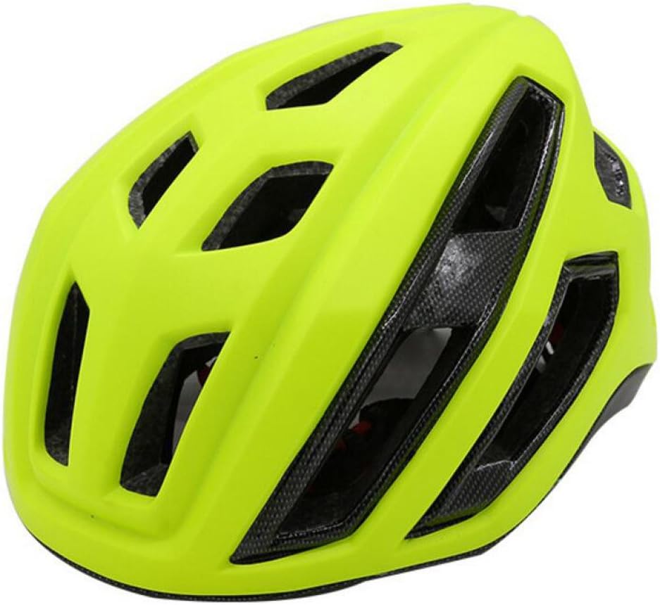 GHGJU Riding Helmet Bike Mountain Bike Helmet Protection Luminous Riding Helmet Sports Guard,Green