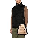 Mlgaril Men's Outerwear Puffer Vest Winter Fleece Lined Sleeveless Stand Collar Sherpa Windproof Waterproof Jacket Coat