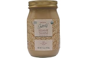 GOPAL'S Gopal’s Raw Organic Sesame Tahini from Non-GMO, Vegan, Gluten-Free and Certified Organic Sesame Seeds 16 Ounces (453 Grams)