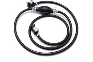 LIDSCURA 5/16'' 8mm Rubber Fuel Line Assembly, 6ft Boat Motor Fuel Gas Hose Line Assembly, Replacement for Yamaha Replacement