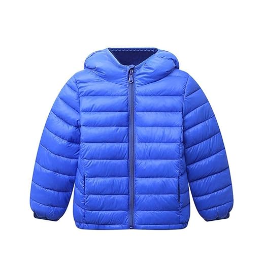neuda Kinder Jacke Steppjacke Winter Warm Leichte Warm Reißverschluss Winterjacke Kinderjacke Mädchen Junge Ab 3 Jahre