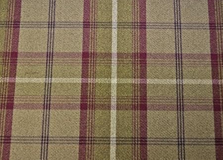 Porter And Stone Balmoral Wool Effect Thick Tartan Check Curtain
