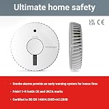 FireAngel FA6611-R Optical Smoke Alarm with Escape Light White view 3