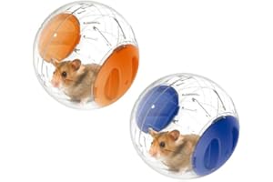 Emours Running Ball Mini 4.8 inch Small Animal Hamster Run Exercise Ball,2 Pack