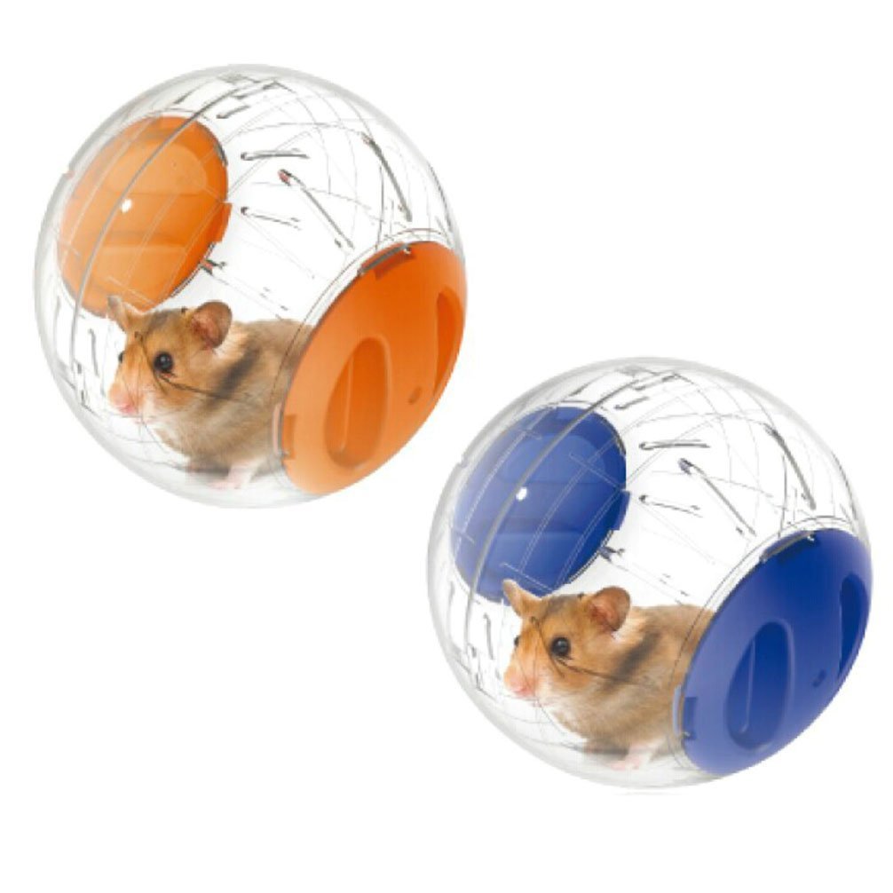 Emours Dwarf Hamster Running Play Ball Mini 4.8 inch Small Animal Hamster Run Exercise Ball,2 Pack