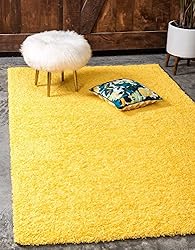Unique Loom Solid Shag Collection Area Rug