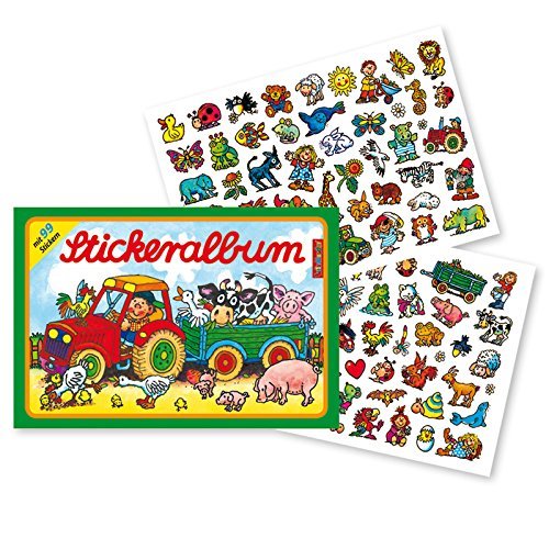 Stickeralbum mit 99 Sticker * BAUERNHOF * von LUTZ MAUDER // 72011 // Geschenk Kindersticker Aufkleber Stickerbuch Farm…