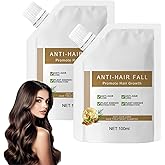 Generic 2Pcs Anti-Hair Fall Hair Loss Shampoo, Anti-Hair Fall Promote Hair Growth, Rich in Various Plant Extracts Moisturize, Suitable For All Hair Type