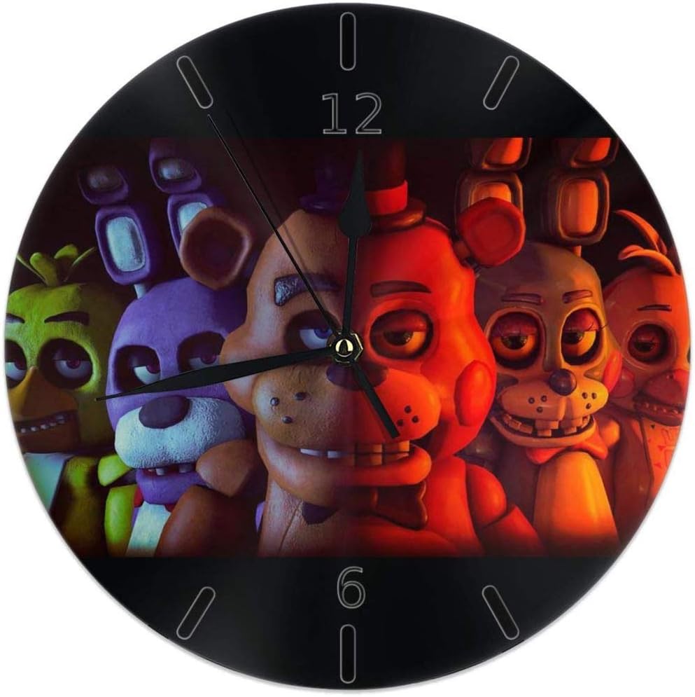 gshangmaoss Reloj de Pared Silent Non Ticking Redondo Reloj de Pared