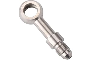 Podavelle 3AN Male to 10mm 3/8" Banjo Stainless Steel Brake Hose Fitting Adapter Straight