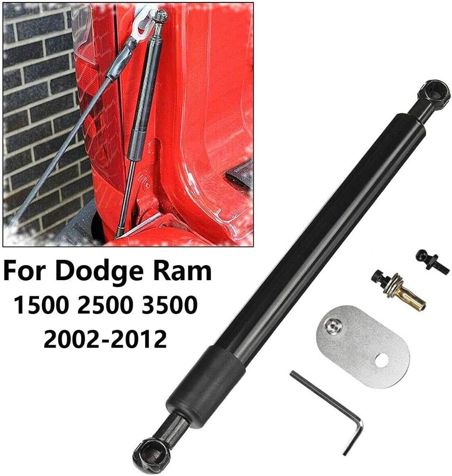 Zchui Rear Gas Struts for Dodge Rams 1500 2500 3500 2002-2012, Solid Reliable Good Load-carrying Capacity Durable Steady Vehicle Shock Struts