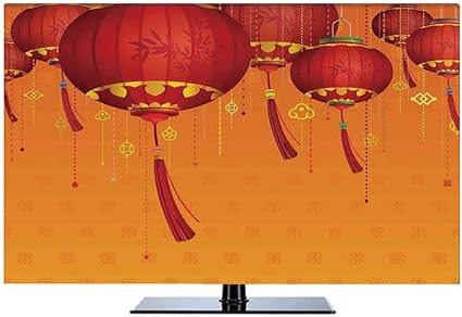Amazon Com Lantern 32 Inch Indoor Tv Cover Decorative Chinese