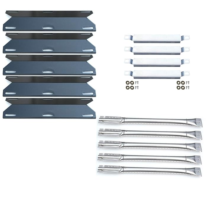 Direct store Parts Kit DG182 Replacement Charmglow 720-0396,720-0578 Gas Grill Burner,Crossover Tube,Heat Plate