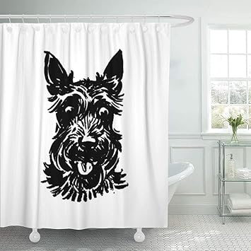 Amazon Com Emvency Fabric Shower Curtain With Hooks Scotland