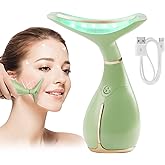 Ms.W Red Light Facial Massager, Skin Care Tools for Face and Neck Beauty Device, Electric Facial Massage Tool with Heating and 3 Massage Modes