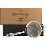 Fine Mesh Cocktail & Tea Strainer: Stainless Steel Conical Strainer by A Bar Above
