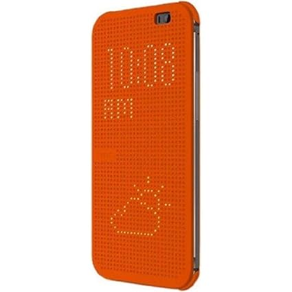 HTC Dot View Cover für HTC One (M8), orange