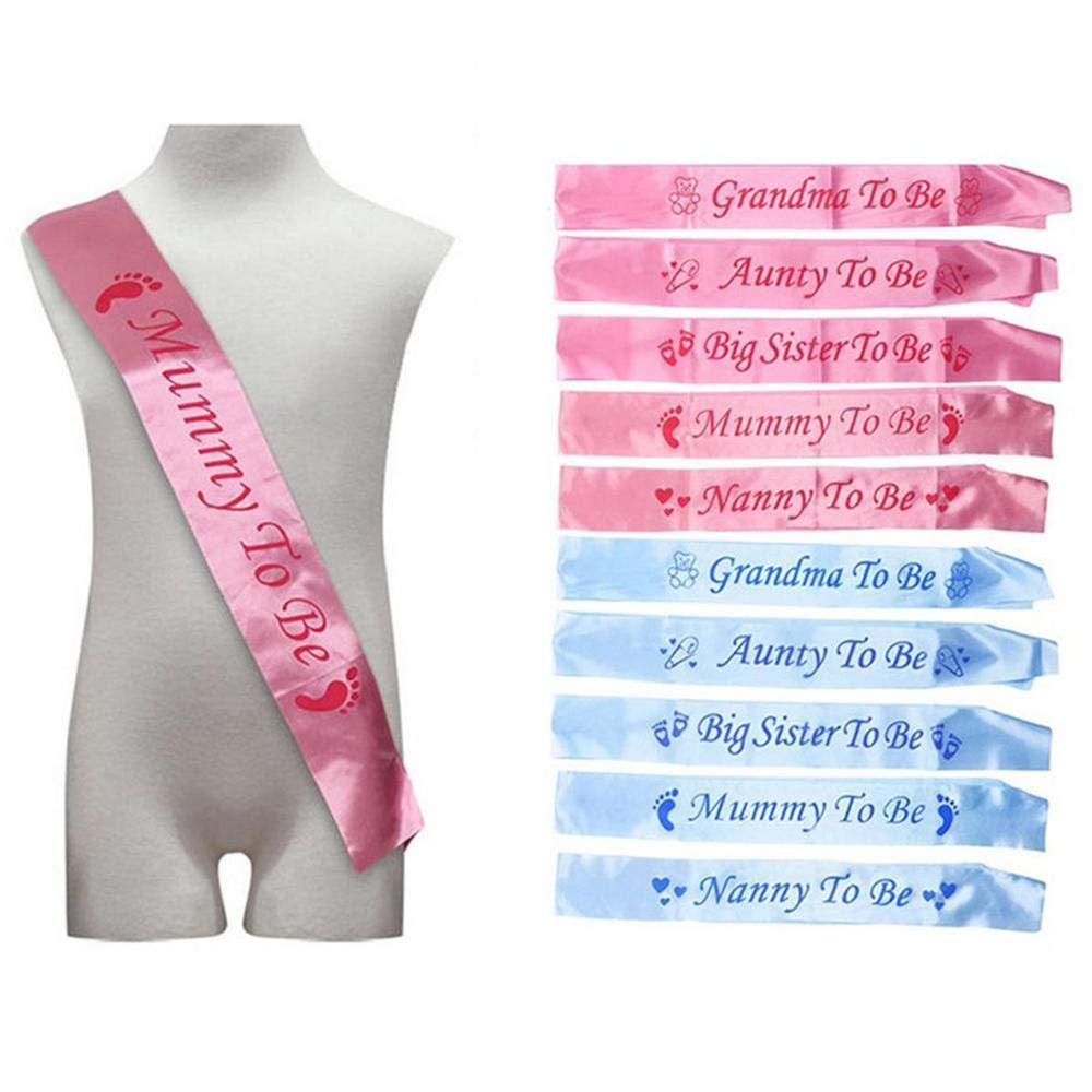 Mummy to Be- PINK satin sash