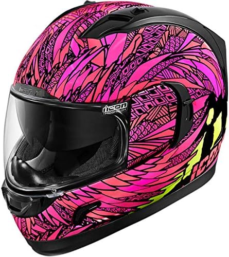 Icon Alliance GT Bird Strike Womens Helmet (Pink, X-Large)
