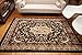 Generations Traditional Opera Persian Area Rugs Black 5'2 x 7'3