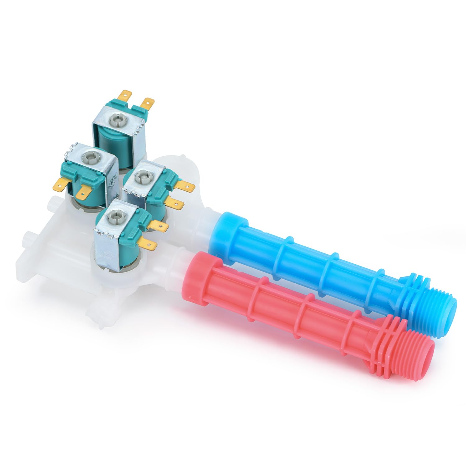 Photo 1 of 134637810 Washer Water Inlet Valve OEM (5 YEAR WARRANTY) - Compatible with Frigidaire Kenmore Electrolux Crosley Washing Machine, Replaces 1482877 AP4368791 134637800 PS2349248