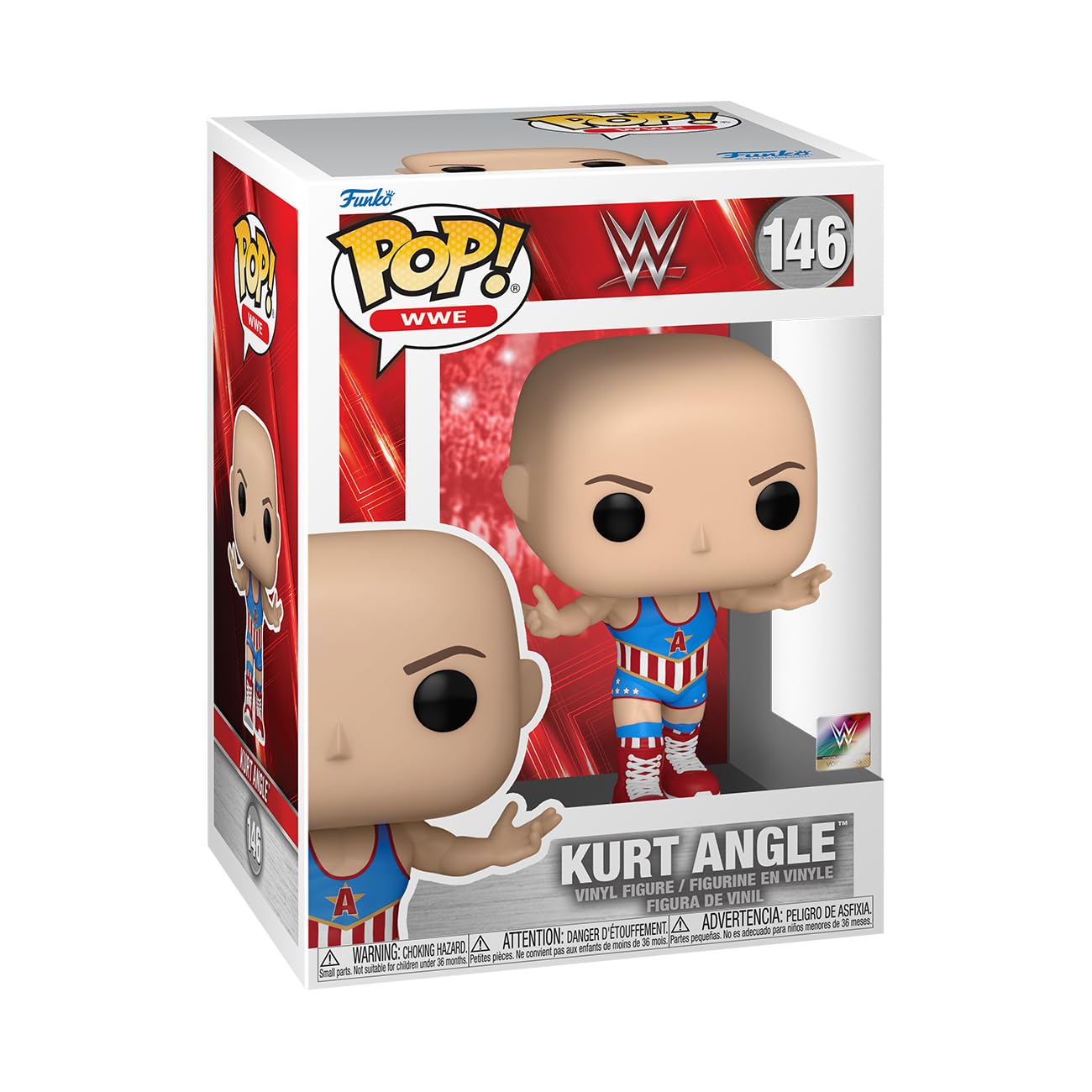 Funko Pop! WWE: Kurt Angle - Collectable Vinyl Figure - Gift Idea - Official Merchandise - Toys for Kids & Adults - Sports Fans - Model Figure for Collectors and Display
