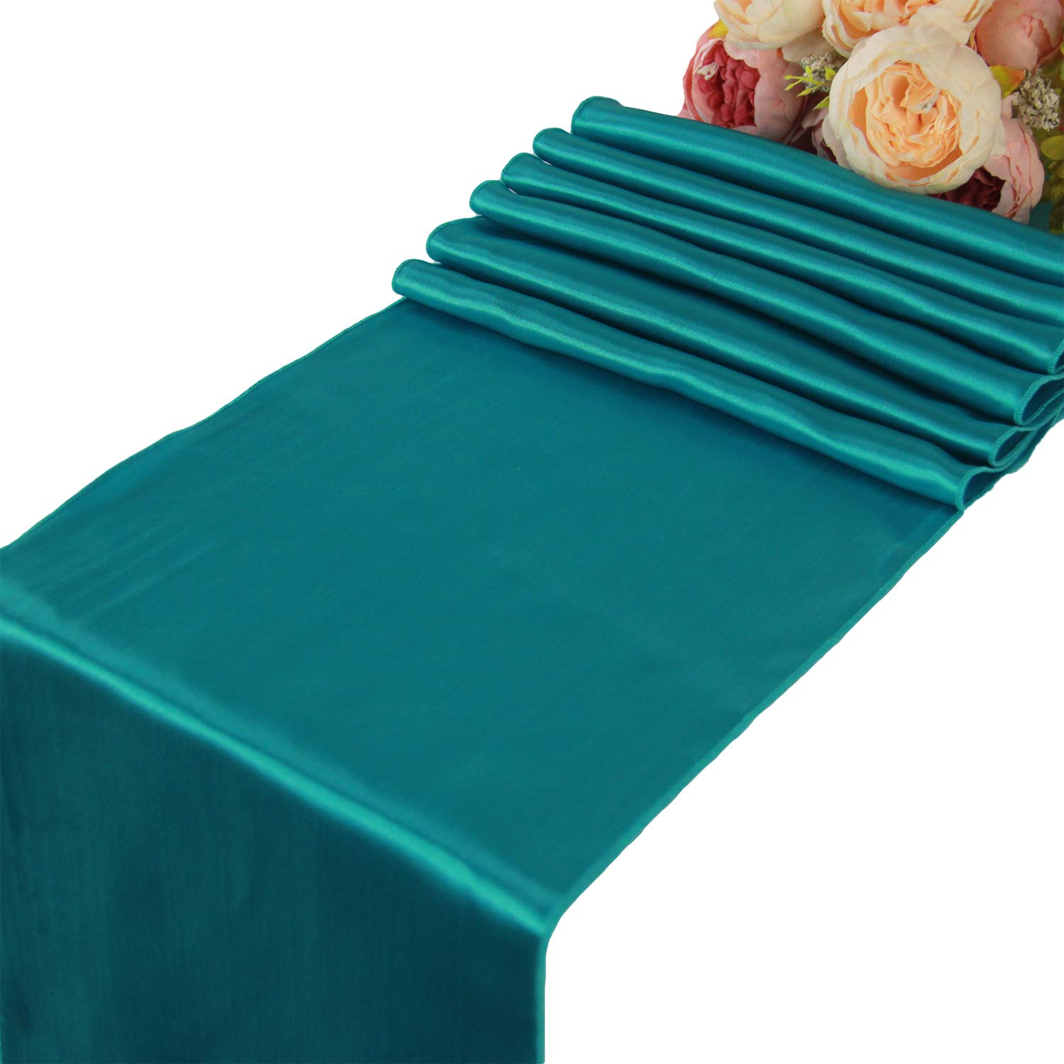 Best Lace Table Runner 72 Inch Turquoise