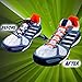 No Tie Shoelaces for Men and Women - Best in Sports Fan Shoelaces – Waterproof Silicon Flat Elastic Athletic Running Shoe Laces with Blue for Sneaker Boots Board Shoes and Casual Shoes (Blue)