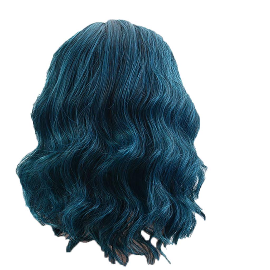 blue everyday wig