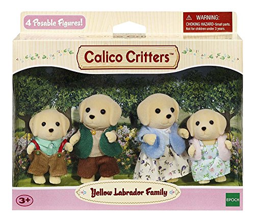 Calico Critters Yellow Lab Family