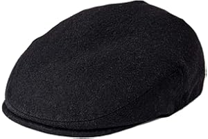 FEINION Men's Wool Tweed Newsboy Ivy Cap Gatsby Golf Flat Hat
