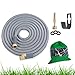 Expandable Hose 50 ft Expanding Water Hose Heavy Duty Latex Solid ON/OFF Brass Valve Connector Includes: FREE Metal Wall Hanger - Jet Brass Nozzle - Storage Bag and Washers 50ft Expandable Garden Hose