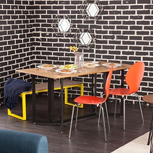 Holly & Martin Driness Drop Leaf Table – Weathered Oak w/Black by Holly & Martin